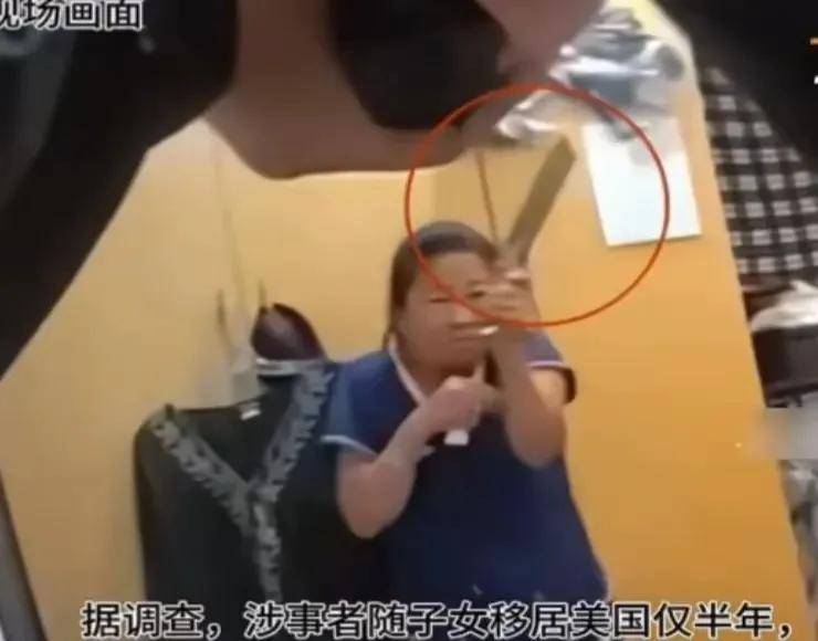 洛杉矶，华人大妈持刀抗拒抓捕，被当地警方破门击毙
