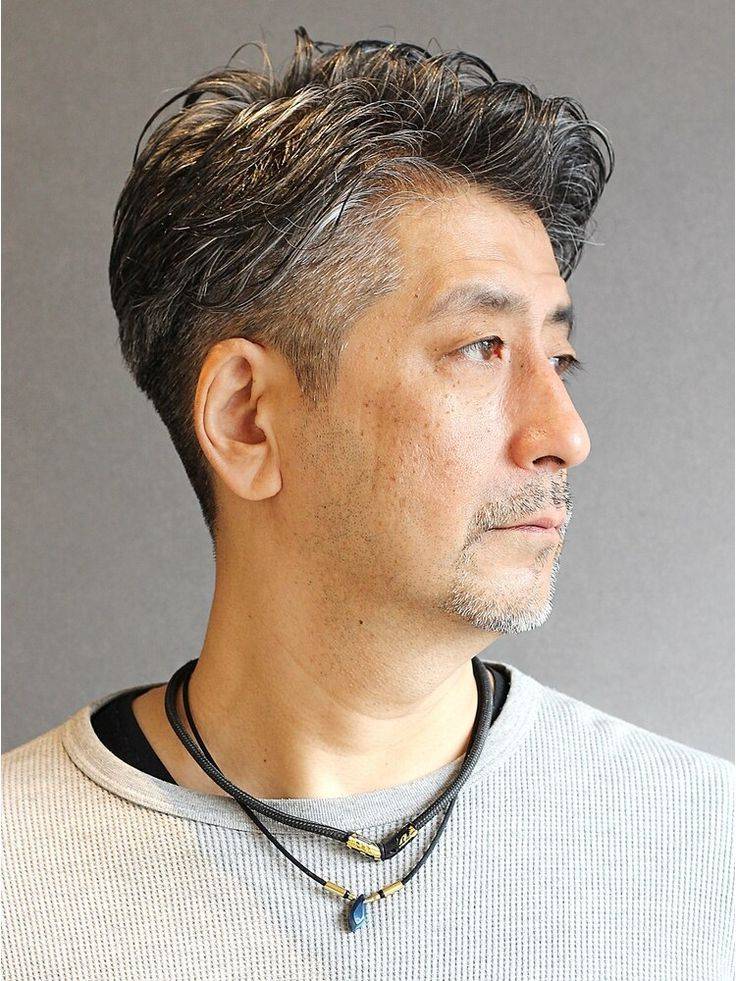 当白发遇上时尚：男士发型的惊艳蜕变